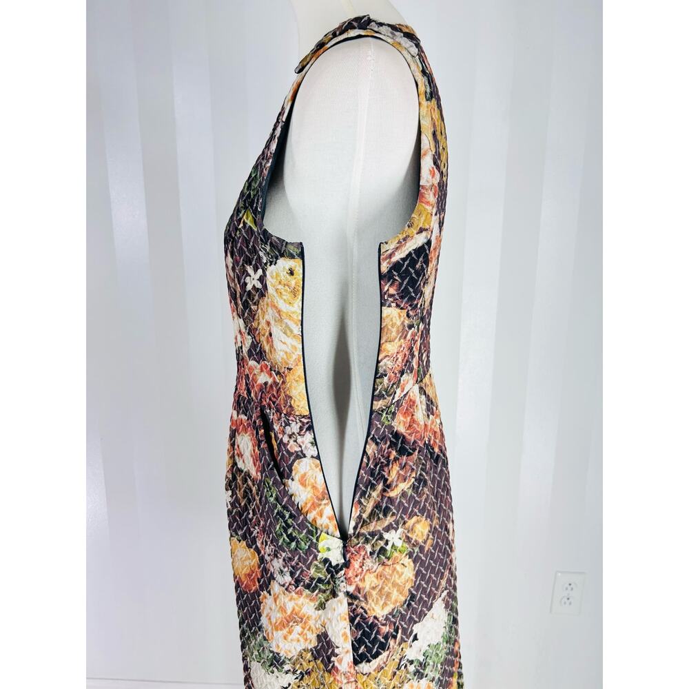 ANTHROPOLOGIE TABITHA Women’s Floral Print Sleeveless Sheath Dress Sz 6 - Picture 7 of 11